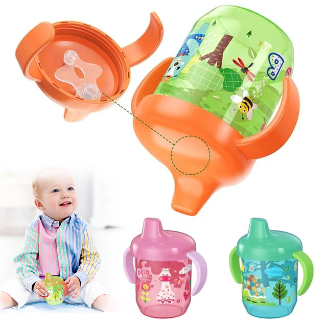Baby Food Jars With Lids - Sevimli Ördek Gagası Bardak Bebek Öğrenme
